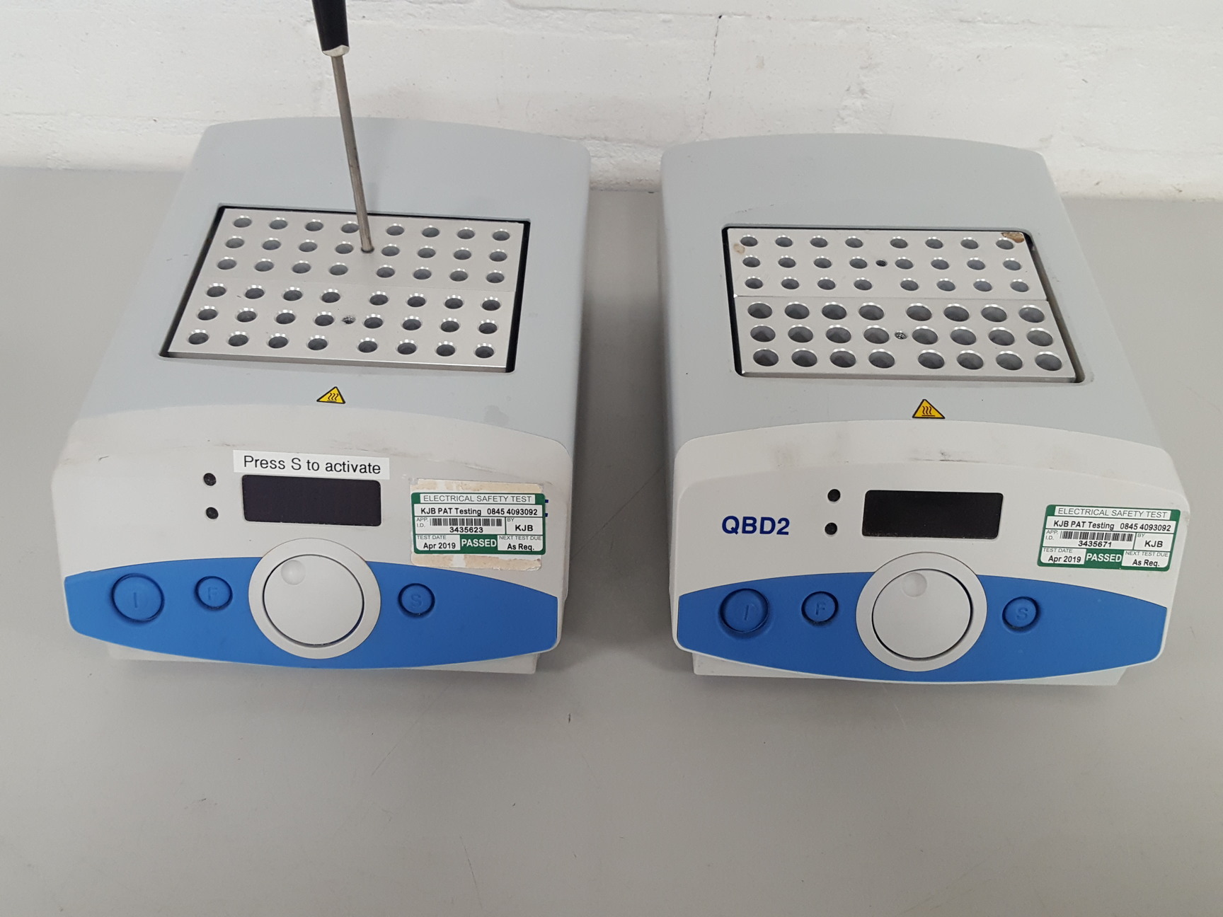 2x Grant QBD2 Dry Heater Block Lab Spares Repairs