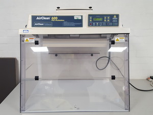 Thumbnail image of AirClean Systems 600 PCR Workstation AC632LEUVC Laminar Flow Clean Air Cabinet