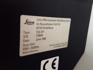 Thumbnail image of Leica TCS SP DMRE Confocal Microscope Lasos LGN-7812 + 5 Objectives Lab