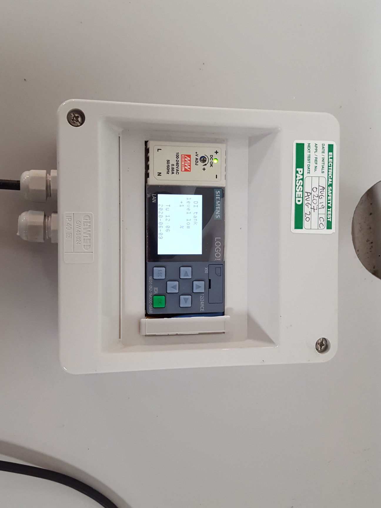 Image of Siemens LOGO! 8 6ED1052 Programmable Controller Logic Module
