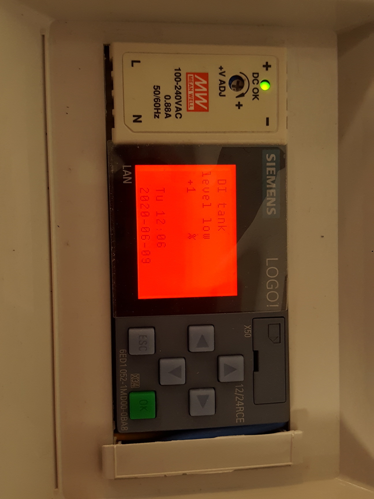 Image of Siemens LOGO! 8 6ED1052 Programmable Controller Logic Module