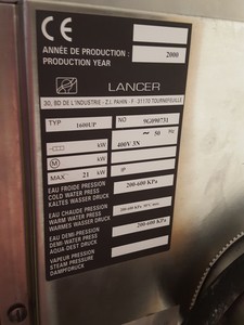 Thumbnail image of Lancer Labsec-1600UP Stainless Steel Glasswasher Lab Dishwasher - Spares Repairs