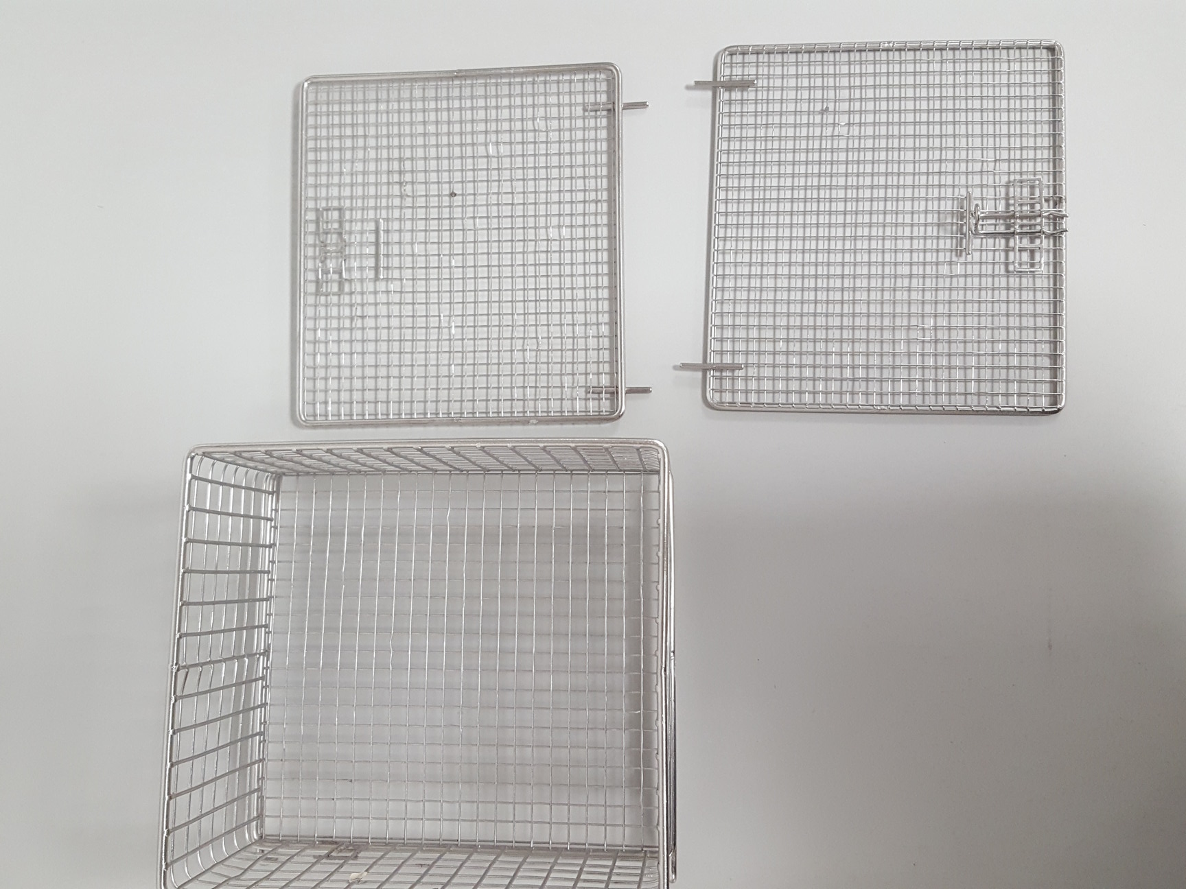 Image of 7 x Stainless Steel Baskets & Trays for Laboratory Dishwasher Various Sizes Lab