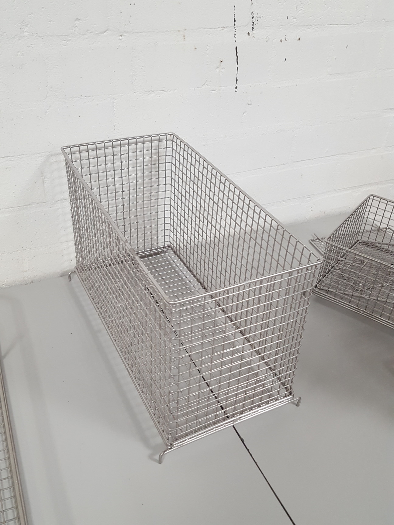 Image of 7 x Stainless Steel Baskets & Trays for Laboratory Dishwasher Various Sizes Lab