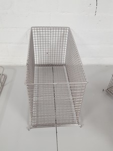 Thumbnail image of 7 x Stainless Steel Baskets & Trays for Laboratory Dishwasher Various Sizes Lab