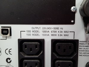 Thumbnail image of APC Smart UPS 1500 Uninterruptible Power Supply