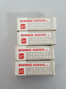 Thumbnail image of 4x Microwave Associates Crystal Rectifiers 1N26 Lab Radio