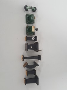 Thumbnail image of 8x Fmi Flann Microwave Instruments Waveguide Tube Adapters 16093-SF40 & Others