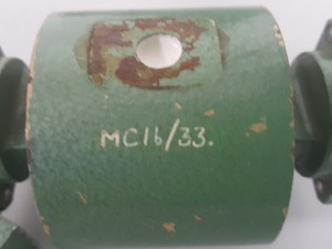 Thumbnail image of 4x Mid-Century Microwave Gear Waveguide Tube Horn MC 16/31B, MC16/17A, MC16/33