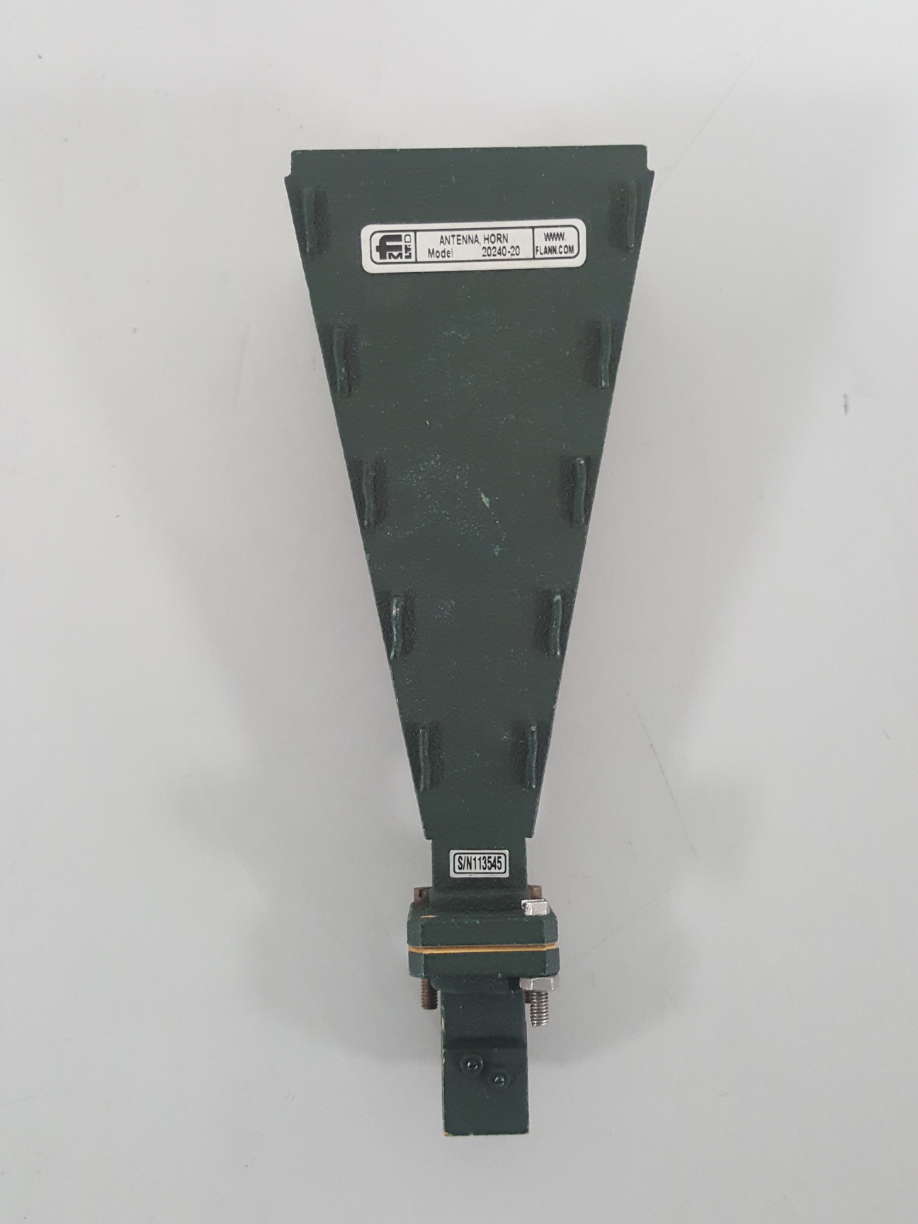 Image of FMI Flann Microwave 20240-20 Standard Gain Antenna Horn + Adapter Waveguide Tube