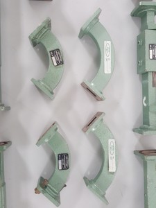 Thumbnail image of Job Lot Mid-Century Microwavegear Microwave Waveguide Tubes Square Coupling Lab