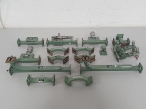 Thumbnail image of Job Lot Mid-Century Microwavegear Microwave Waveguide Tubes Square Coupling Lab
