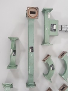 Thumbnail image of Job Lot Mid-Century Microwavegear Microwave Waveguide Tubes Square Coupling Lab