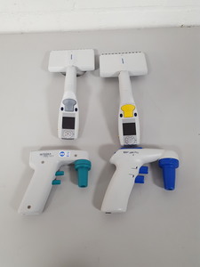 Thumbnail image of 4x Electronic Pipettes Eppendorf Multi Channel 0.5-10ul & 5-100uL, Bibbyjet Pro