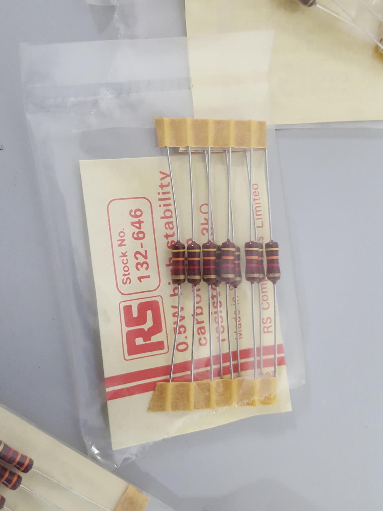 Image of 19x RS Components Resistors Electronics