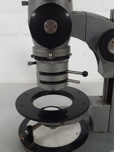 Thumbnail image of Vintage Carl Zeiss Binocular Mirror Microscope Lab+ Vickers Eyepieces HWF 10X.