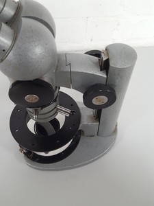 Thumbnail image of Vintage Carl Zeiss Binocular Mirror Microscope Lab+ Vickers Eyepieces HWF 10X.