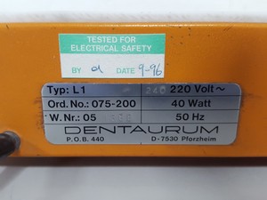Thumbnail image of Dentaurum Type L1 X-Ray Light Box / Illuminator Lab