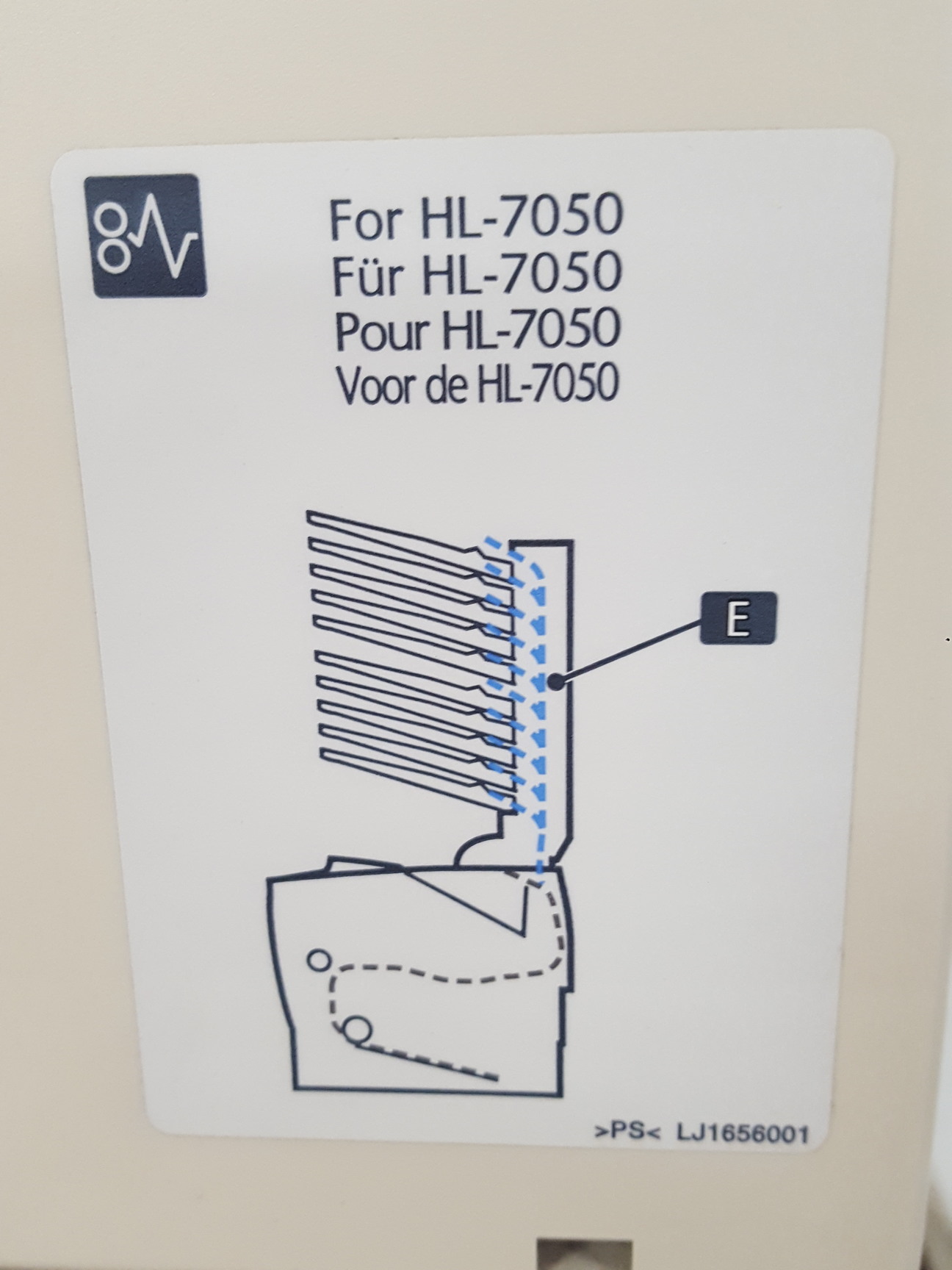Image of Brother HL-7050 A4 Mono Laser Printer + MX-7000 Mailbox Unit 5 Bin Sorter