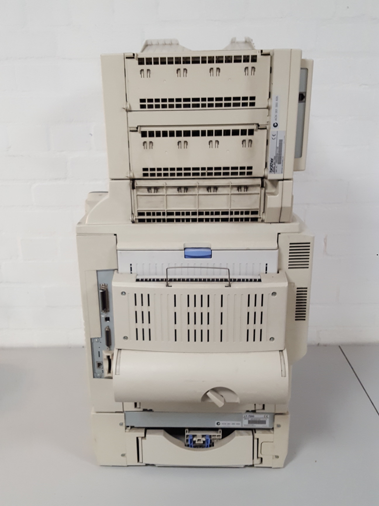 Image of Brother HL-7050 A4 Mono Laser Printer + MX-7000 Mailbox Unit 5 Bin Sorter