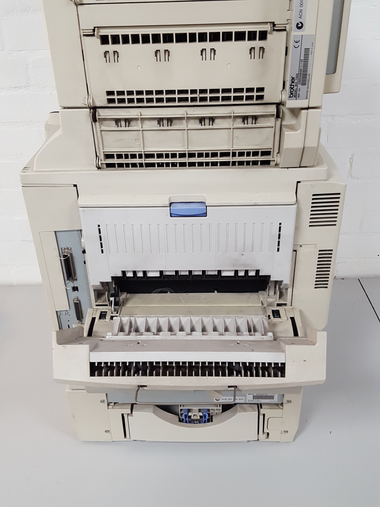 Image of Brother HL-7050 A4 Mono Laser Printer + MX-7000 Mailbox Unit 5 Bin Sorter