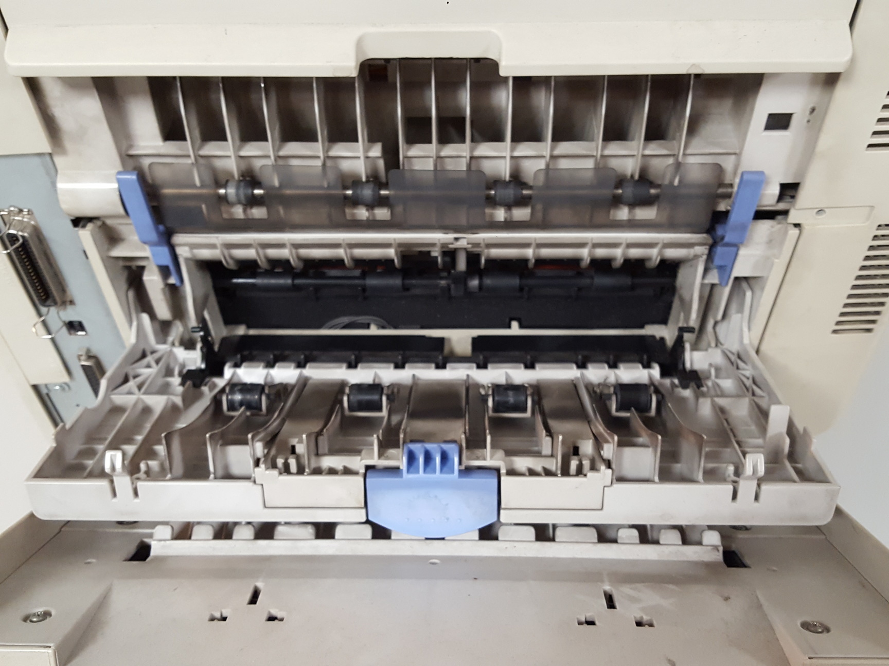 Image of Brother HL-7050 A4 Mono Laser Printer + MX-7000 Mailbox Unit 5 Bin Sorter