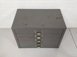 Thumbnail image of 5 Drawer Small Parts Workshop Cabinet Metal Tray
