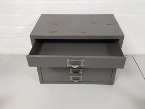 Thumbnail image of 5 Drawer Small Parts Workshop Cabinet Metal Tray