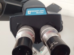 Thumbnail image of Reichert-Jung Microstar Microscope Dual Viewing Head, AO Illuminator Model 1130B