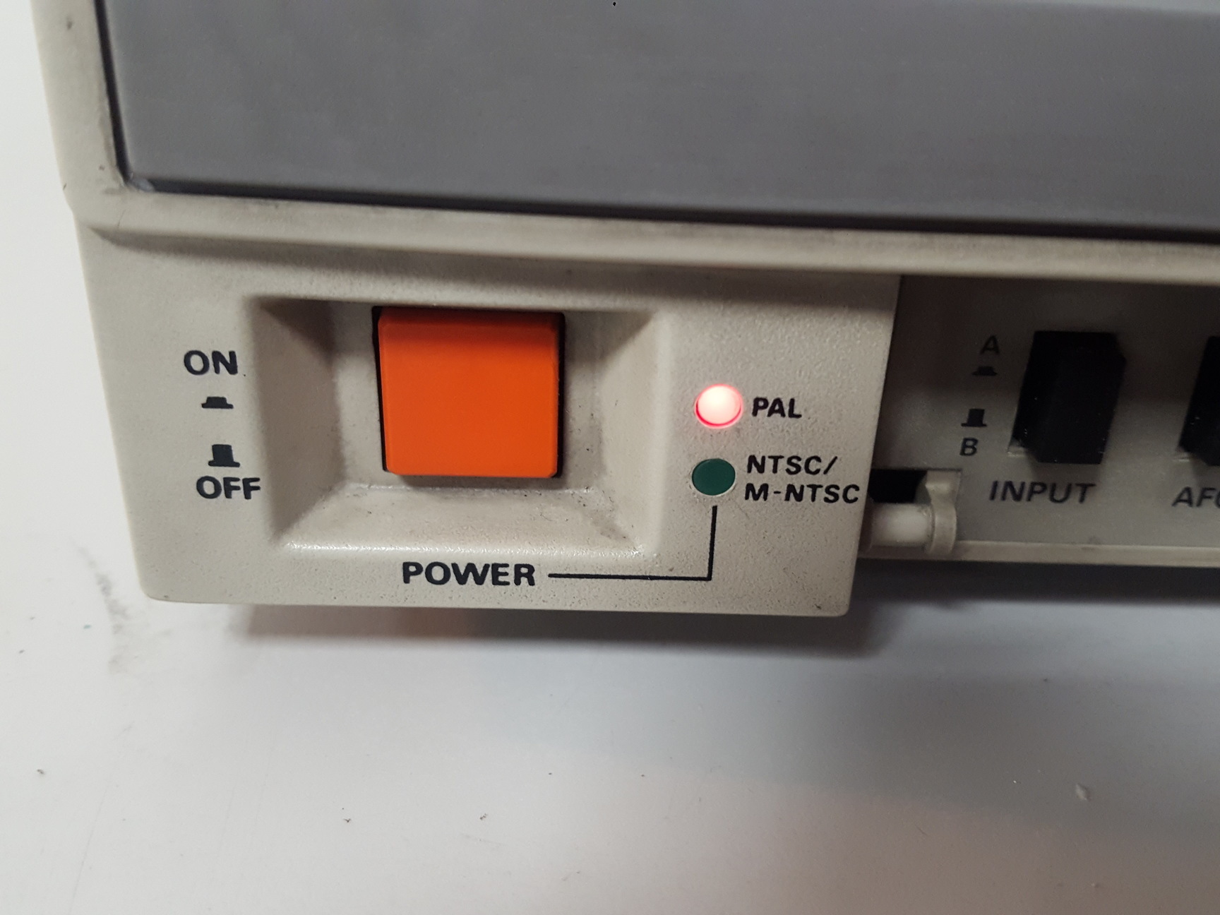 Image of Panasonic WV-CM1000/B Black & White CRT Monitor Video Input 