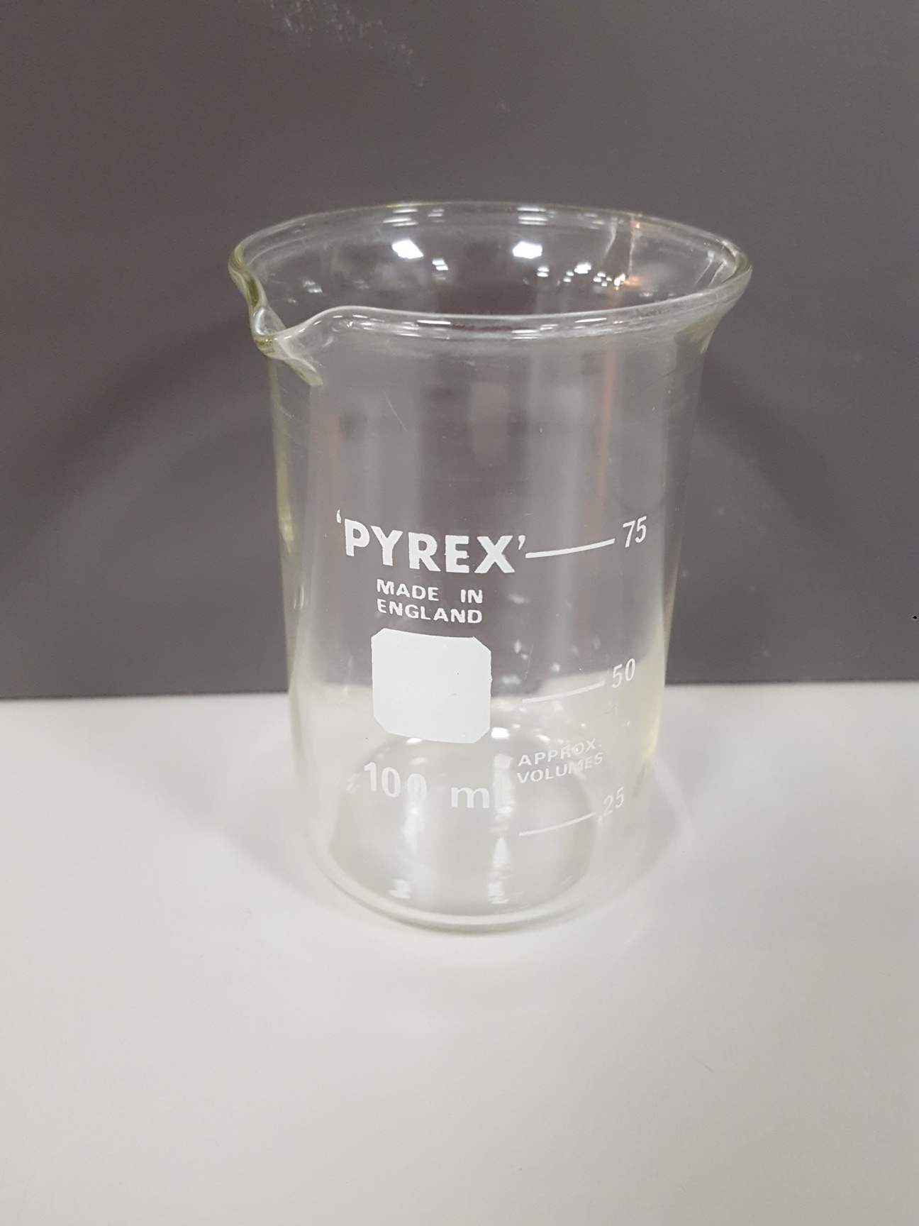 Image of 10x Pyrex Measuring Beakers Lab Glassware Glass