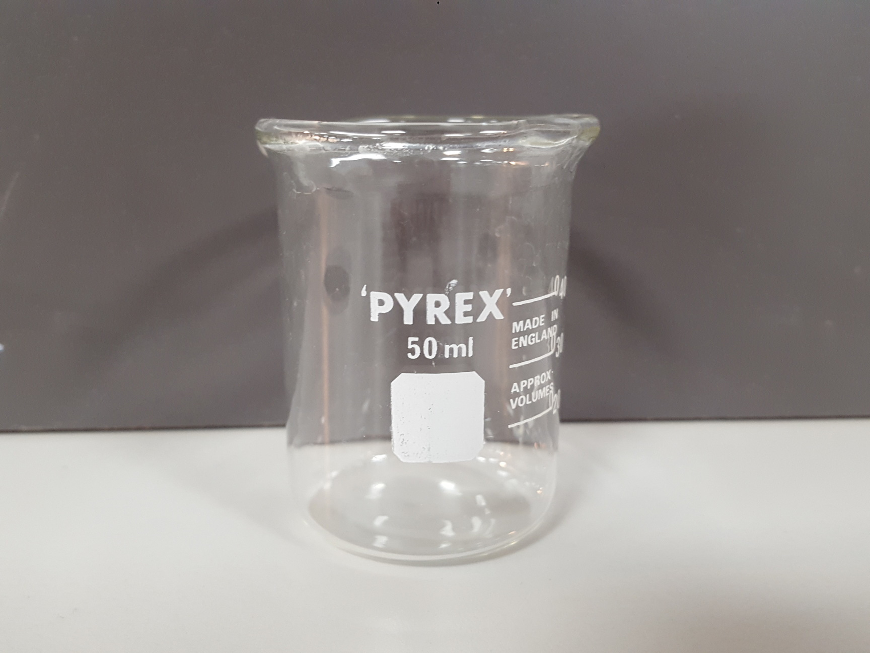 Image of 10x Pyrex Measuring Beakers Lab Glassware Glass