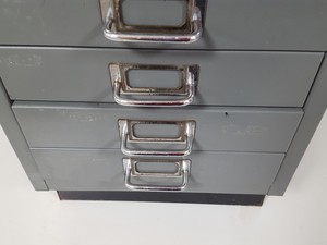 Thumbnail image of Bisley 10 Drawer Office Filing Cabinet Workshop Small Parts Office Metal