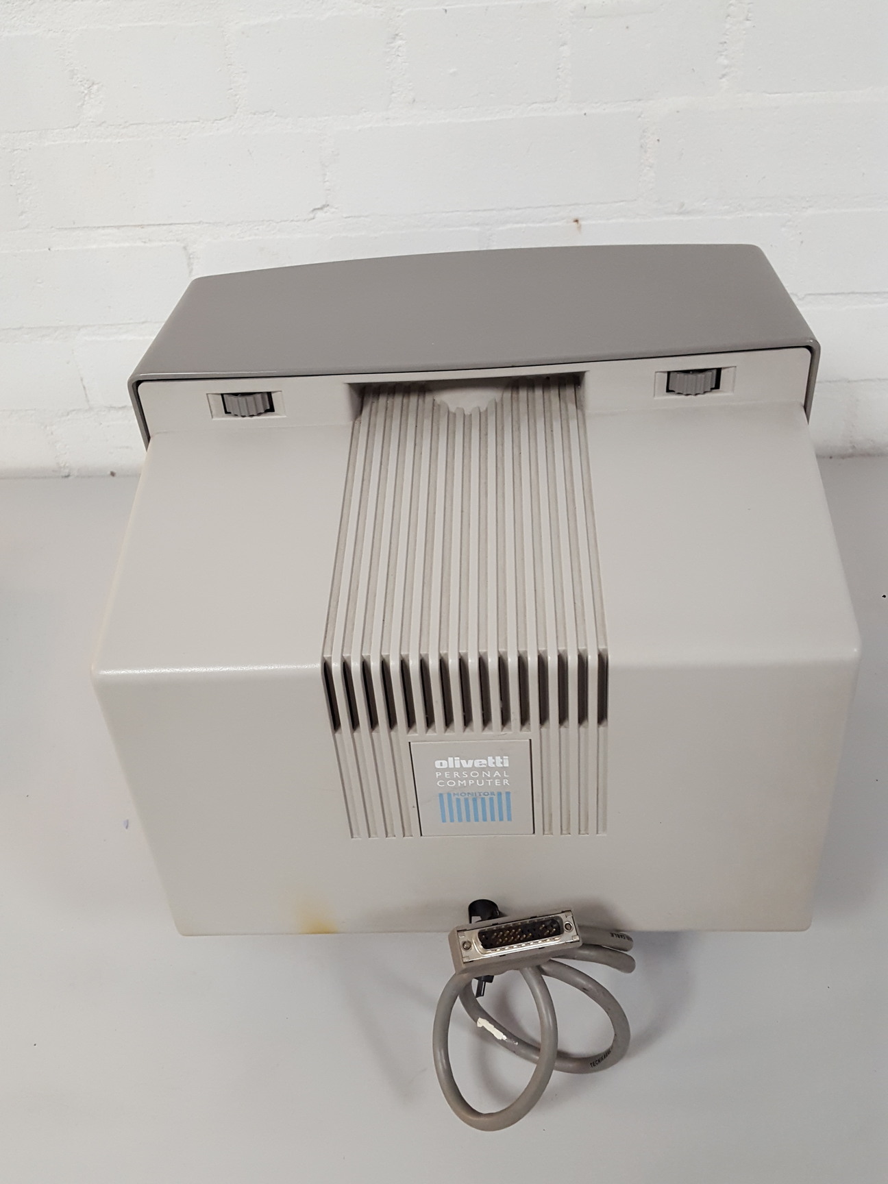 Image of Vintage Olivetti M24 Personal Computer With Monitor - Faulty.