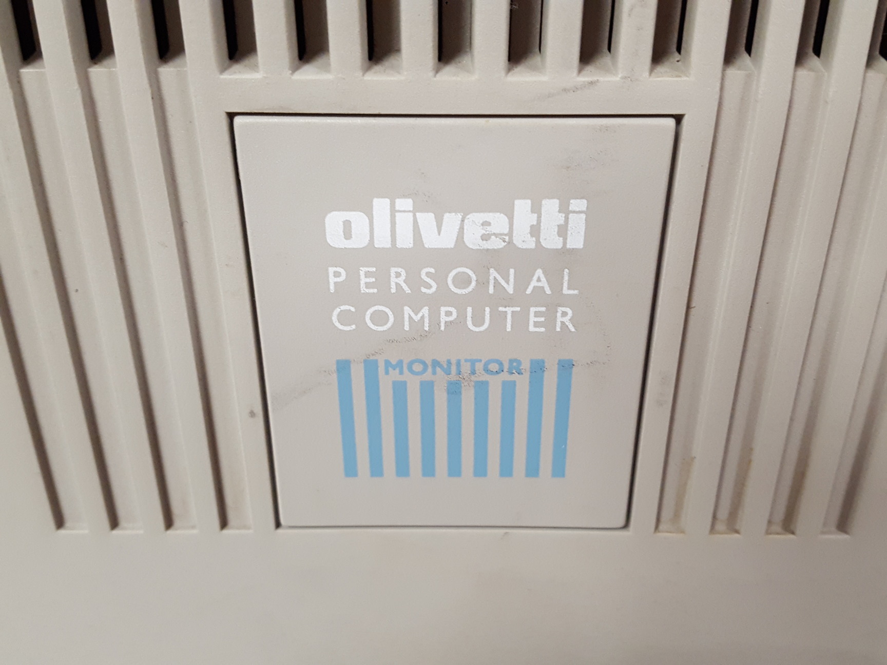 Image of Vintage Olivetti M24 Personal Computer With Monitor - Faulty.