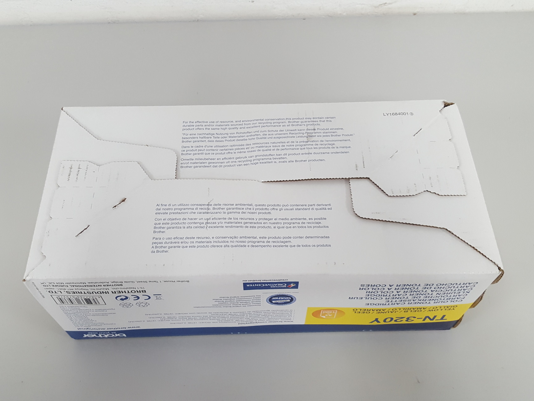 Image of Brother TN-320Y Yellow Toner Cartridge Printer Ink