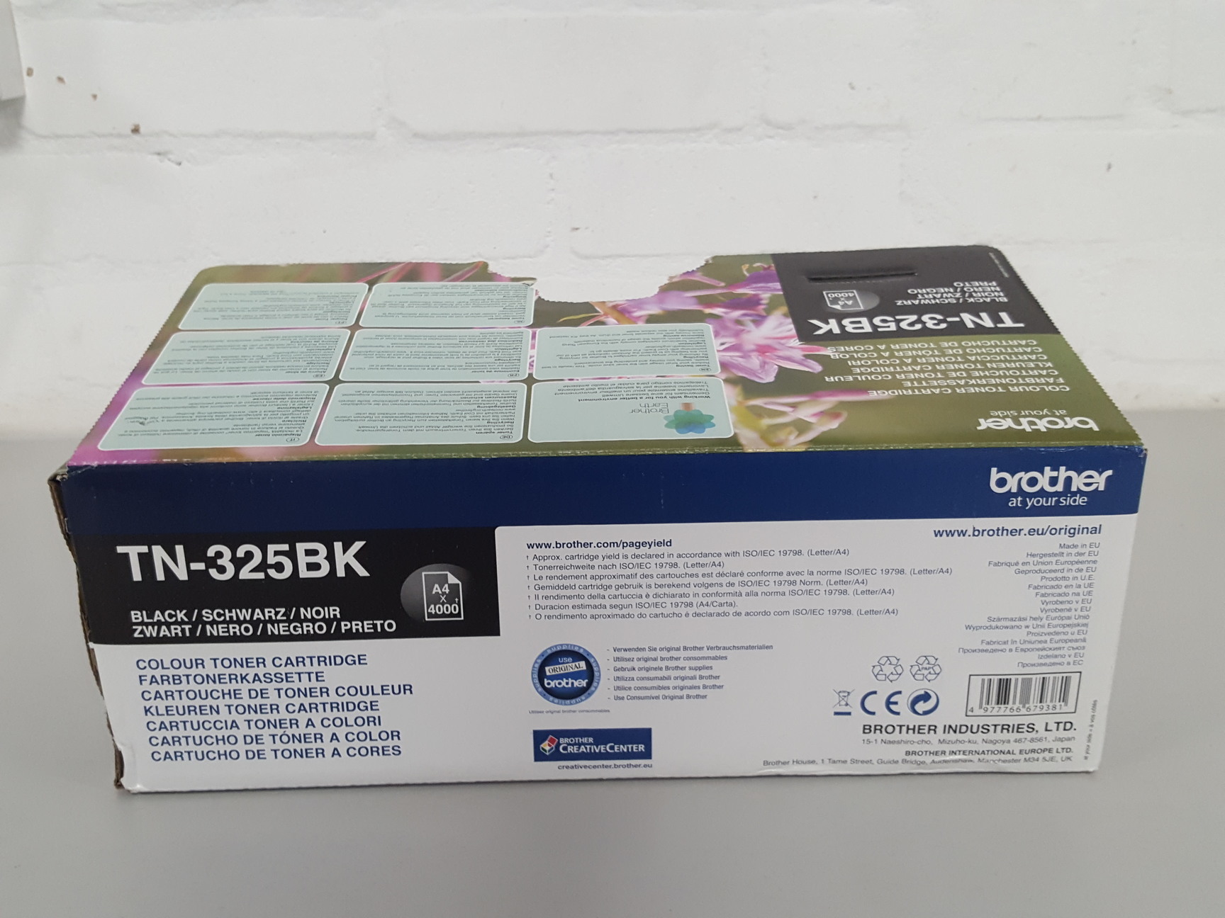 Image of Brother TN-325BK High Yield Black Toner Cartridge Ink