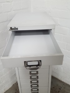 Thumbnail image of Silverline 15 Drawer Office Filing Cabinet Office Grey
