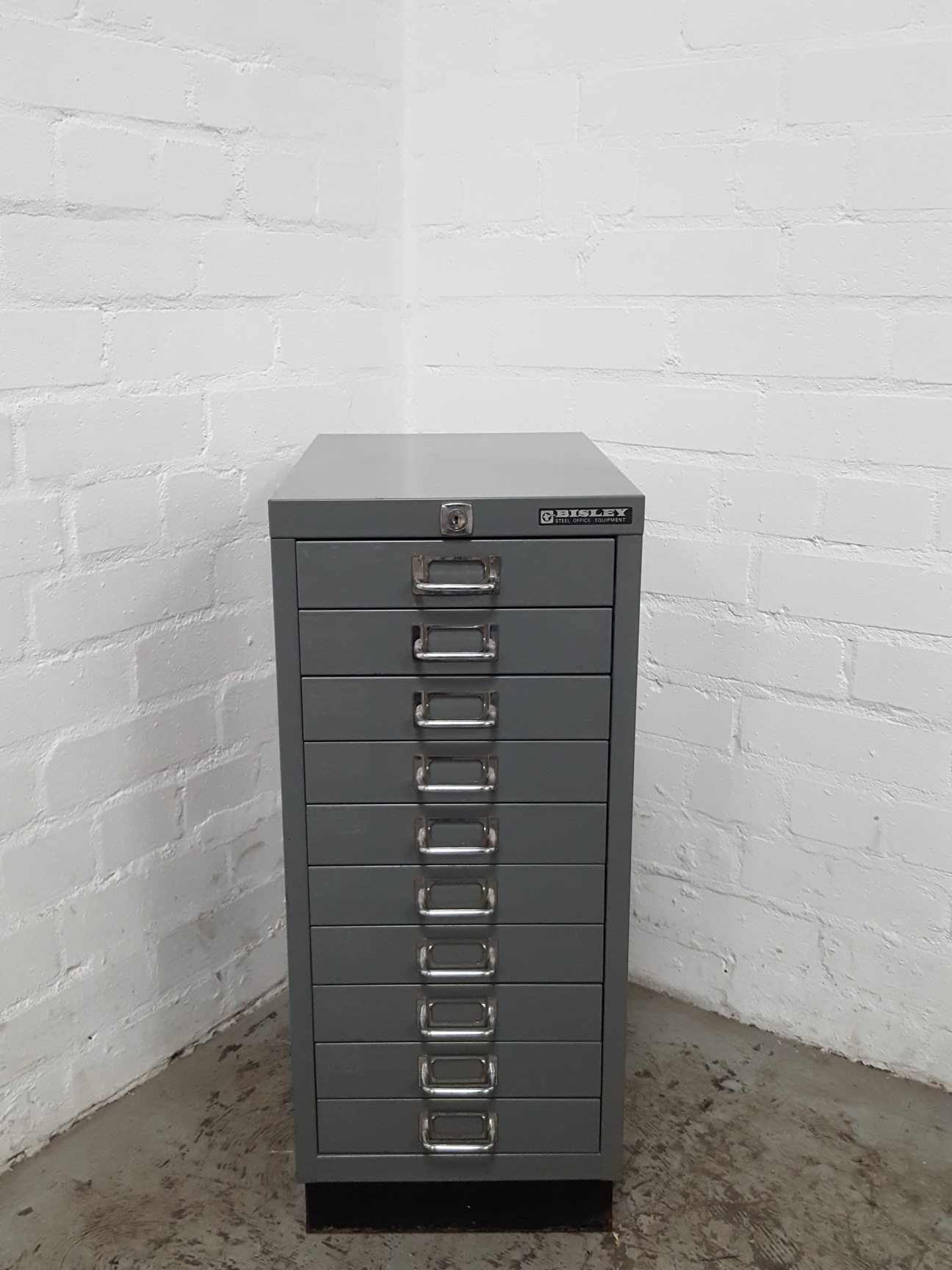 Bisley 10 Drawer Office Filing Small Parts Office Metal