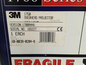 Thumbnail image of 3M Model 1750 Acetate OHP Overhead Projector