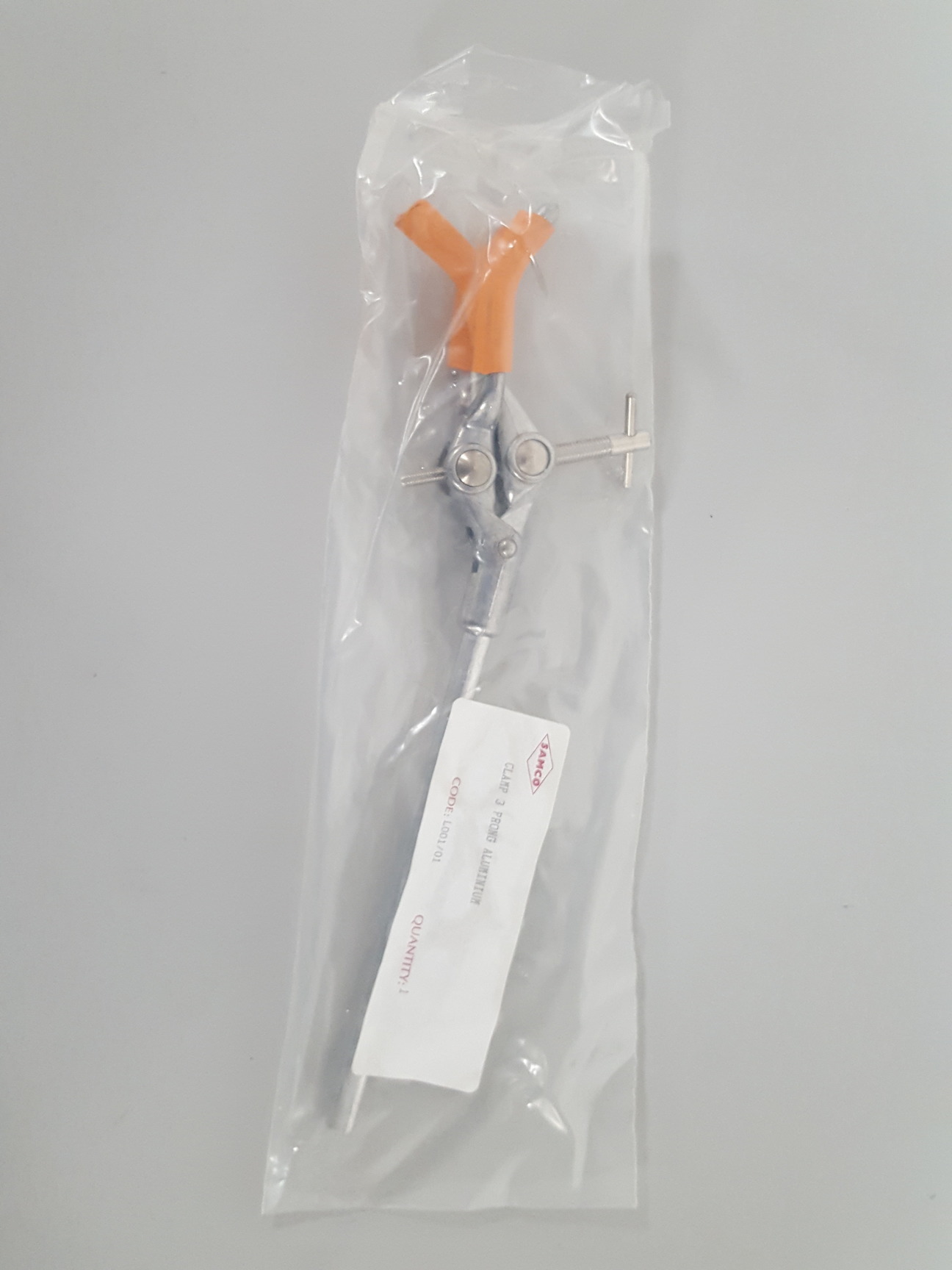 Image of 12x Samco 3 Prong Aluminium Clamps L001/01 Lab