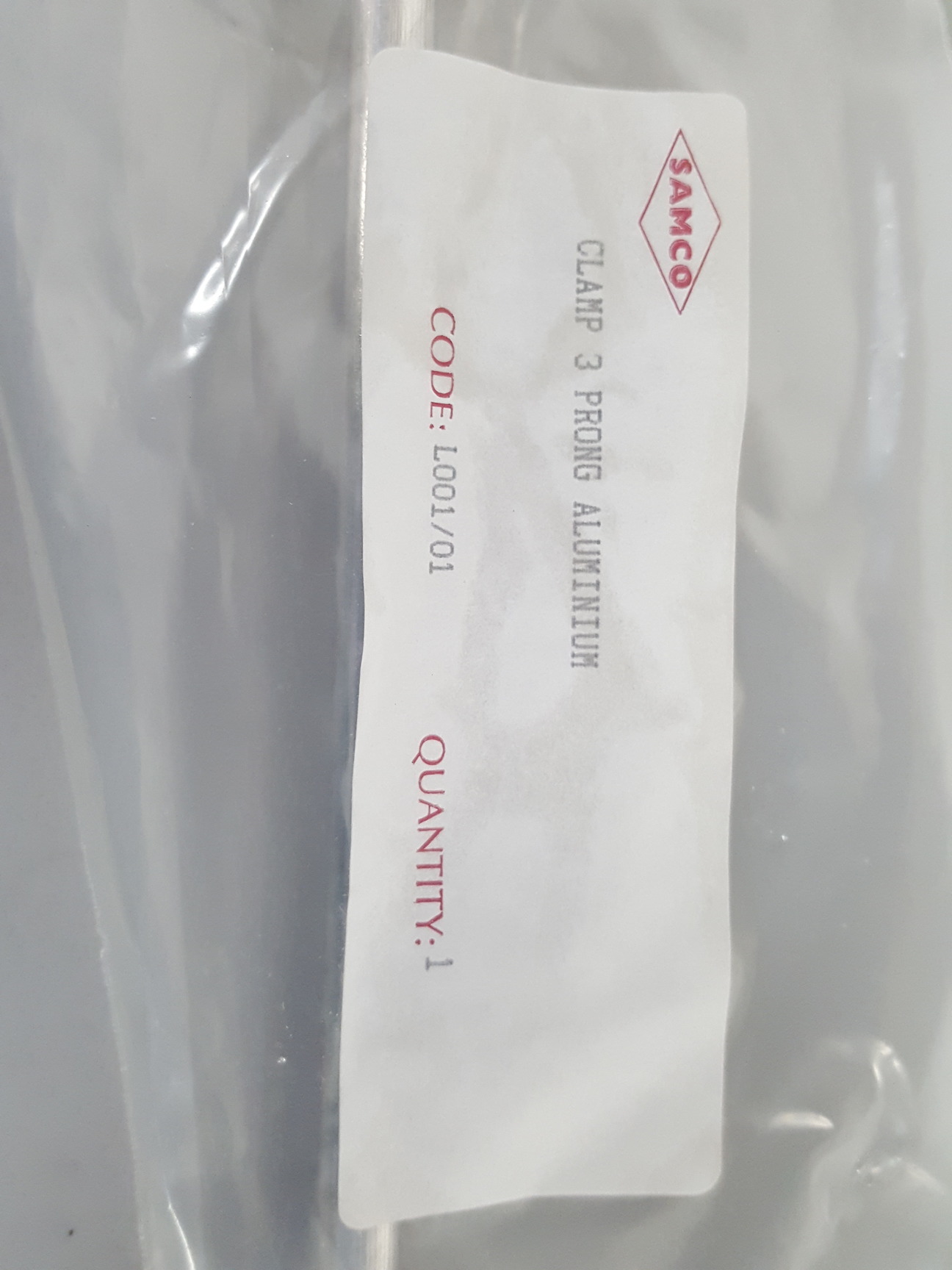 Image of 12x Samco 3 Prong Aluminium Clamps L001/01 Lab