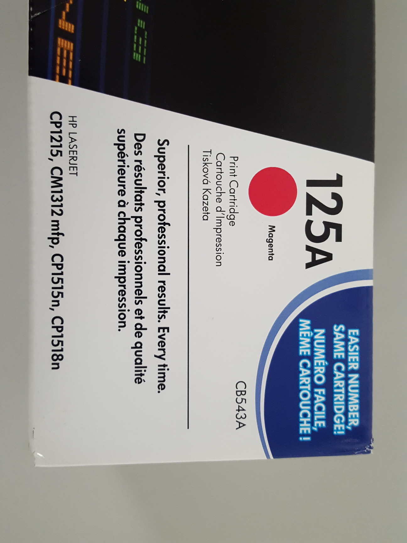 Image of HP LaserJet 125A Magenta Toner Printer Ink Cartridge