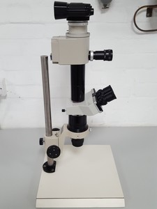 Thumbnail image of Micro Instruments Binocular Microscope + Nikon FX35A & HFX-II Camera Unit Lab