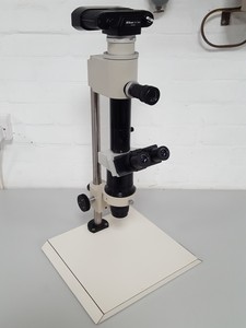Thumbnail image of Micro Instruments Binocular Microscope + Nikon FX35A & HFX-II Camera Unit Lab