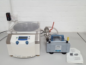Thumbnail image of Christ RVC 2-25 Benchtop Centrifuge Microplate Rotor & Vacuubrand MZ2C Pump, Lab