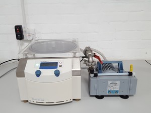 Thumbnail image of Christ RVC 2-25 Benchtop Centrifuge Microplate Rotor & Vacuubrand MZ2C Pump, Lab