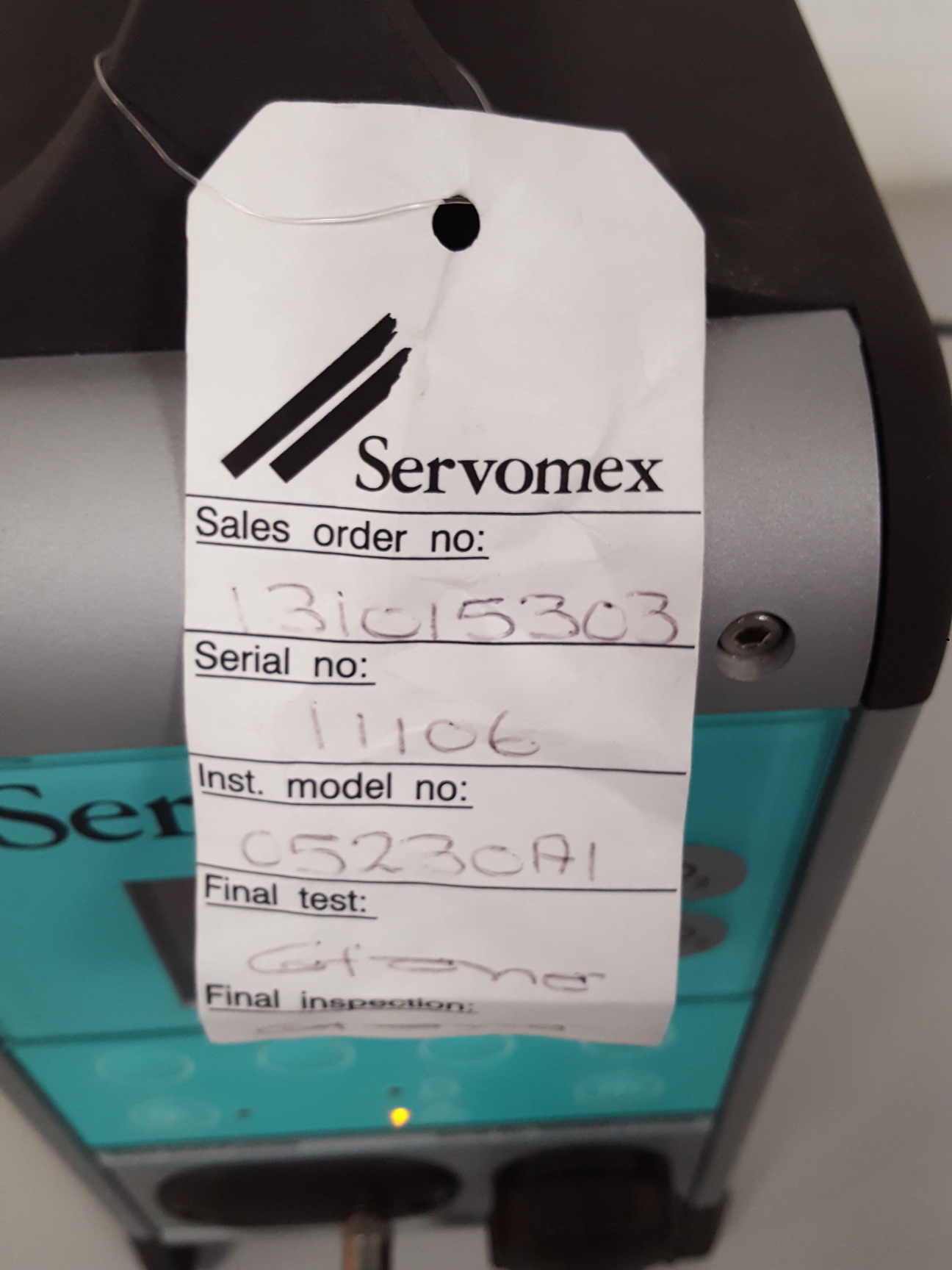 servomex 5200 user manual