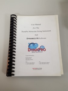 Thumbnail image of Protein Solutions DynaPro 99 E-50 Molecular Sizing Instrument & MSX Microsampler