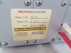 Thumbnail image of Protein Solutions DynaPro 99 E-50 Molecular Sizing Instrument & MSX Microsampler